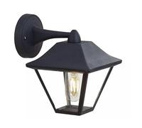 LAMPADA DA GIARDINO A PARETE LANTERNA ATTACCO E27 DOWN NERA VT-843-LED8686 V-TAC