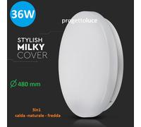 V-TAC VT-8436 PLAFONIERA LAMPADA LED 36W FORMA CIRCOLARE BIANCA 3900 lm 3in1 [EEK: A+]