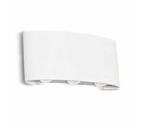 V-TAC VT-846 Lampada LED COBx6pcs up/down da parete alluminio bianco wall light