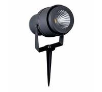V-TAC VT-857 Picchetto giardino led cob 12W orientabile nero IP65 bianco natural