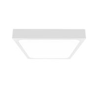 V-TAC VT-8630W-SQ Plafoniera led 30W IP44 quadrata bianca 360° design moderno 6500k colore bianco - sku 7632