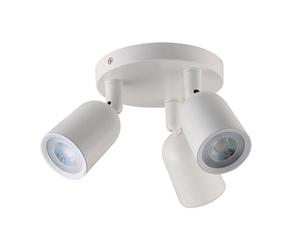 V-TAC VT-899 Portafaretto doppio rotondo orientabile montaggio a plafone per 3 G