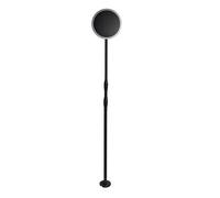 V-TAC Piantana Solare LED da Giardino 8W con sensore crepuscolare Colore Bianco e Nero 4000K IP65
