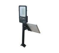 V-TAC Armatura Stradale LED SMD 50W con Pannello Solare Colore Nero 6000K IP65