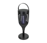 V-TAC Zanzariera Elettrica Ricaricabile con Pannello Solare e USB C UV 2W Instal