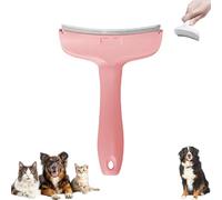 V-Tooth Deshedding Comb, Celery Pets Celerypets V-Tooth Deshedding Comb, Doggocomfy Pet Comb Pro,Tight V-Shaped Teeth Shedding Combs with Ergonomic Handle (Pink,Large)