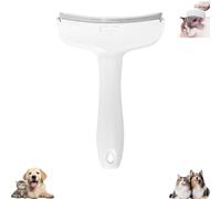 V-Tooth Deshedding Comb, Celery Pets Celerypets V-Tooth Deshedding Comb, for Long and Short Hairs (White,L)