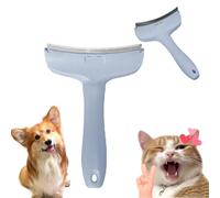 V Tooth Deshedding Comb for Pets, Dog and Cat Grooming Brush for Shedding, Tight V-Shaped Teeth Shedding Combs with Ergonomic Handle (Blue,X-Large)