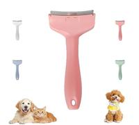 V-Tooth Deshedding Comb For Pets, Pet Hair Removal Tool, Dog Combs For Grooming Matting, Dog Grooming Comb, Fors Cats And Dogs (pink,Small)