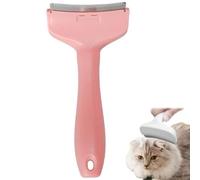 V-Tooth Deshedding Comb, Multifunctional Hair Removal Brush, Pet Deshedding Tool with Curve Blade, Dog & Cat Grooming Brush for Shedding, Tight V-Shaped Teeth Desheddings Tool