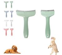 V-Tooth Deshedding Comb, Tight V-Shaped Teeth & Grooming Brush Celery Pets Pet Comb Pro, for Dogs/Cats Shedding Control, Professional Detangling, Thick/Double Coat Deshedding Tool (Green)