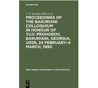 V. V. Sazonov Proceedings of the Bakuriani Colloquium in Hono (Copertina rigida)