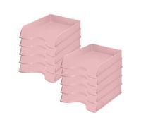 V:Vassoio portalettere A4 rosa pastello