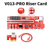 V013 Pro PCIE Riser per scheda Video Riser PCI Express X16 Extender SATA a 6pin