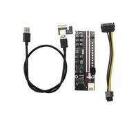 V014-MAX Scheda Riser PCI-e Cavo USB 3.0 PCI Express 1X A 16X Adattatore PCIe Extender per GPU BTC Mining