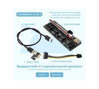 V014-MAX Scheda Riser PCI-e Cavo USB 3.0 PCI Express 1X A 16X Adattatore PCIe Extender per GPU BTC Mining