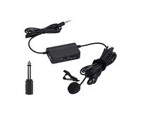 V05 Condensatore Lavalier Risvolto Clip-on Microfono 3.5mm TRRS 6M Mic for PC Camera Registrazione