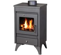 V05 Ray 9 kW: Stufa a Legna Compatta - Efficienza e Design in Piccolo Spazio [EEK: A]