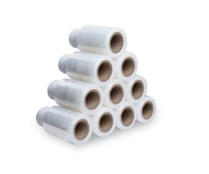 V1 TRADE Mini pellicola elastica trasparente, 5 rotoli di pellicola estensibile, pellicola avvolgente, 150 metri di lunghezza e 10 cm di larghezza, materiale da imballaggio, pellicola per imballaggio