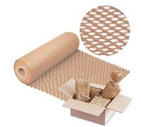 V1 Trade Rotolo di carta da imballaggio 30 cm x 25 m, carta a nido d'ape marrone, rotolo di carta kraft ecologica, cartone ondulato 70 g/m2, materiale da imballaggio, materiale di riempimento