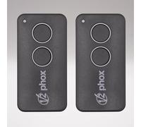 V2 PHOX 2/4 Contratto 47/50-433,92 MHz | 2/4 Canali | Rolling Code Sicuro | Compatibile con cancello & Garage | Controlla il tuo contratto prima dell'acquisto + 1 portachiavi Domobip (FOX2 Contratto