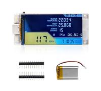 V2 Pro T-Display ESP-S3 Modulo 78KH/s Bitcoin Solo Lotterie BTC Miner Modulo Tipo C, con display TFT da 1,9", V1.6.01 con WiFi/BLE 5.0 (con batteria)