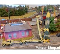 V2 Razzo Su Rimorchio & Hanomag SS100 Wehrmacht Modello, Scala N, 1:160,