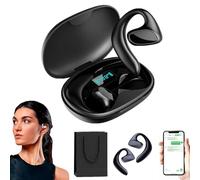 V2 Translator Earbuds, V2 Language Translator Earbuds, Translation Earbuds Real Time Two Way, 6 Modes, Touch Controls, 144 Languages (Black)