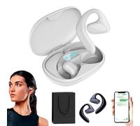 V2 Translator Earbuds, V2 Language Translator Earbuds, Translation Earbuds Real Time Two Way, 6 Modes, Touch Controls, 144 Languages (White)