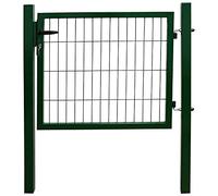 V2Aox Porta Giardino Cancello Metallo Lucchetto Chiave Barriera 80 cm Verde