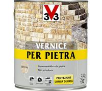 V33 006855 Vernice Per Pietra Incolore Trasparente 2,5 Litri protettivo e imperm