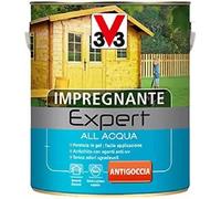 V33 Expert Impregnante Per Legno All'Acqua - Castagno Chiaro 750 ML