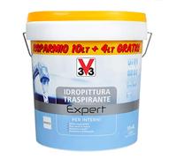V33 Idropittura Traspirante Expert 10+4 Bianco Opaco 14 l