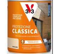 V33 Impregnante 3 Litri DOUGLAS Protettivo Completo per Legno Protezione Classic