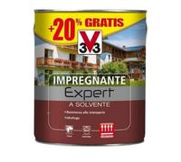 V33 impregnante a solvente noce medio 3 litri expert satinato
