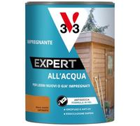V33 EXPERT - IMPREGNANTE PER LEGNO ALL’ACQUA NOCE MEDIO 750ml e 2,5 lt. (750 ml.)