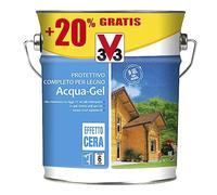 V33 - IMPREGNANTE per Legno Acqua Gel Noce Chiaro Satinato 3 LT