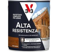 V33 Protettivo Completo per Legno a Solvente Alta Resistenza Noce Medio 2,5L
