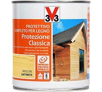 IMPREGNANTE V33 INCOLORE PROTEZIONE CLASSICA COMPLETO PER LEGNO 750 ML (02104)