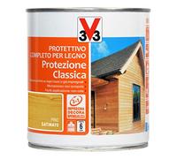 V33 Protettivo Completo per Legno a Solvente 6 Anni Protezione Classica