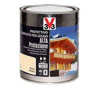 V33 Protettivo Completo per Legno a Solvente Alta Protezione Incolore 0,75 L