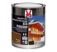 V33 Protettivo Completo per Legno a Solvente Alta Protezione Noce Scuro 0,75 L