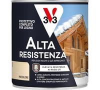V33 Protettivo Completo per Legno a Solvente Alta Resistenza Incolore 0,75L