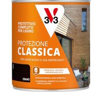 V33 Protettivo Completo per Legno a Solvente Protezione Classica Ebano 0,75L