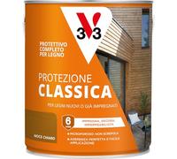 V33 Protettivo Completo per Legno a Solvente Protezione Classica Noce Chiaro 2,5L