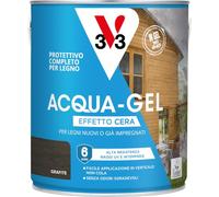 V33 Impregnante Protettivo Completo per Legno Acqua Gel GRAFITE 2,5 litri