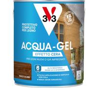 Smalto ad acqua gel protettivo per legno V33 noce scuro 2,5 l Noce scuro