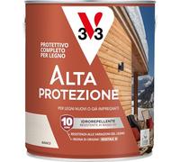 V33 Protettivo Completo per Legno Alta Protezione all'Acqua Bianco 2,5L