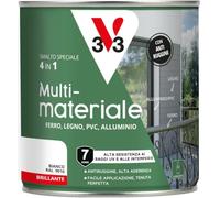 V33 Smalto Multi-Materiale 4 in 1 Bianco Brillante 0,5L