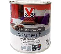 V33 Smalto Multisupporto all'Acqua Linea Expert Colore Marrone Moka 500 ML